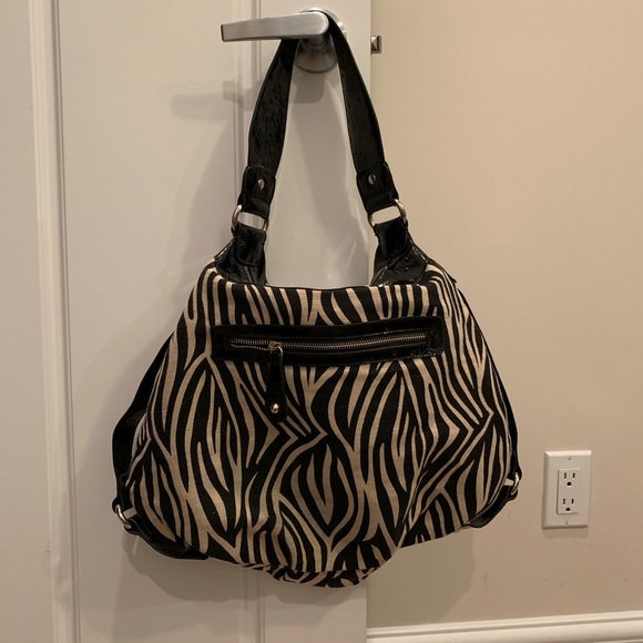 Guess Bags Guess Zebra Print Hobo Bag Poshmark